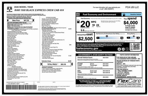 2026 RAM 1500 Express