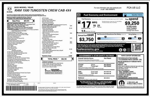 2025 RAM 1500 ST