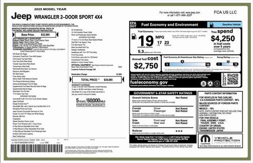 2025 Jeep Wrangler Sport