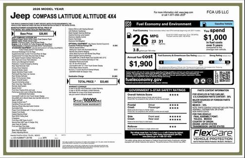 2026 Jeep Compass Latitude