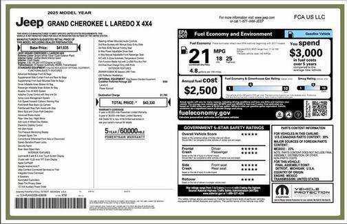 2025 Jeep Grand Cherokee L Laredo