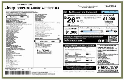 2026 Jeep Compass Latitude