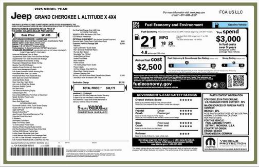 2025 Jeep Grand Cherokee L Altitude