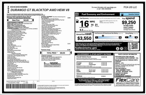 2026 Dodge Durango GT Plus