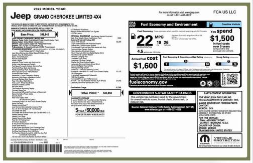 2022 Jeep Grand Cherokee Limited