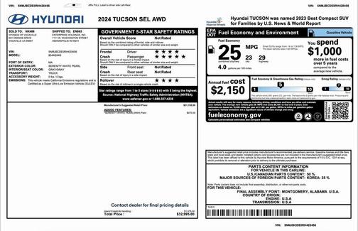 2024 Hyundai TUCSON SEL
