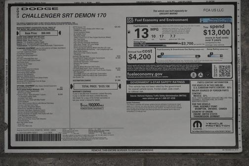 2023 Dodge Challenger SRT Demon