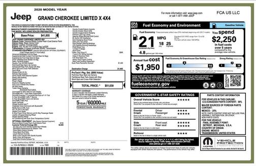 2020 Jeep Grand Cherokee Limited X