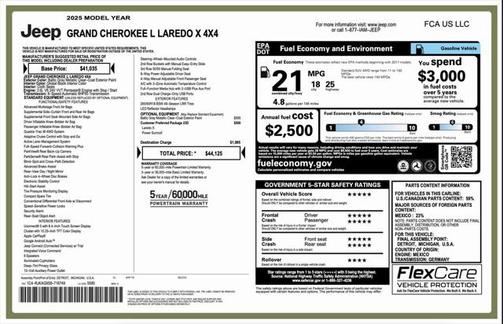 2025 Jeep Grand Cherokee L Laredo