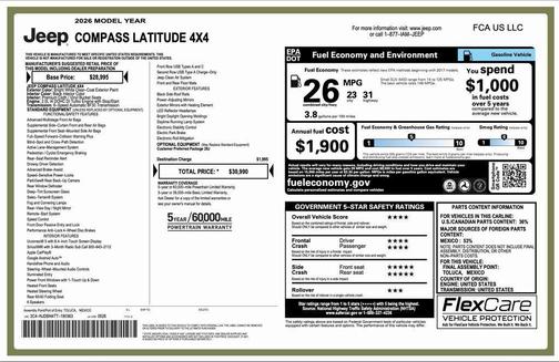 2026 Jeep Compass Latitude
