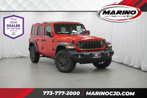 Firecracker Red Clearcoat 2026 Jeep Wrangler Sport S