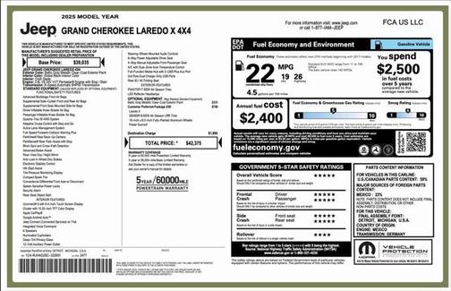 2025 Jeep Grand Cherokee Laredo