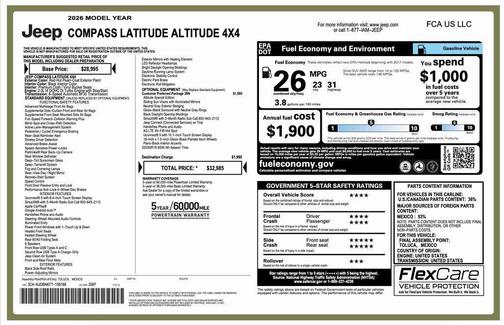 2026 Jeep Compass Latitude