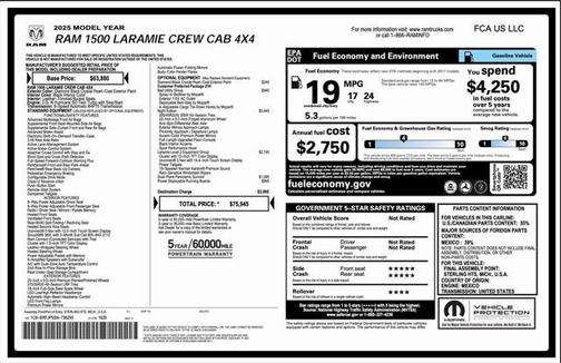 2025 RAM 1500 Laramie