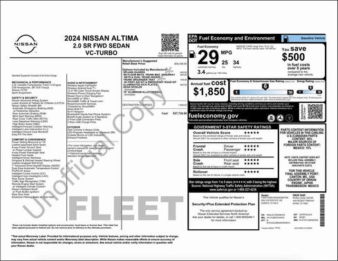 2024 Nissan Altima SR VC-Turbo FWD