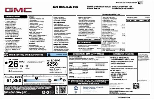 2022 GMC Terrain AWD AT4