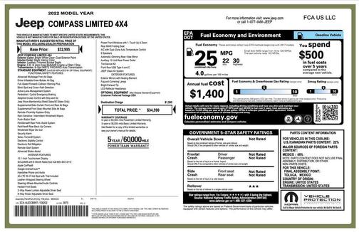 2022 Jeep Compass Limited