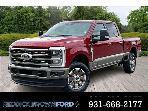 Ruby Red Metallic Tinted Clearcoat 2026 Ford F-350 King Ranch Truck