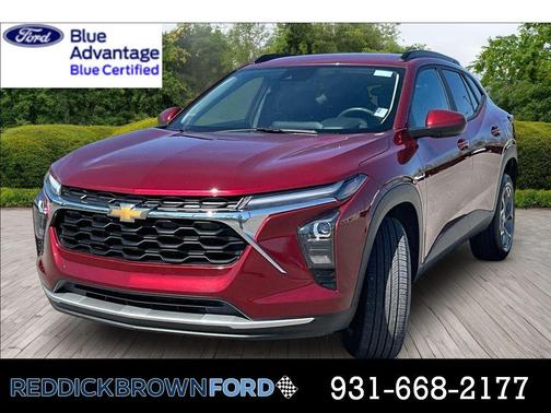 Crimson Metallic 2025 Chevrolet Trax LT