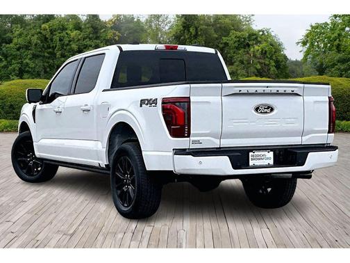 Star White Metallic Tri-Coat 2025 Ford F-150 Platinum