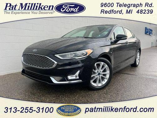 Agate Black 2019 Ford Fusion Energi Titanium