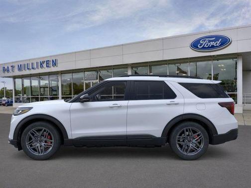 Space White Metallic 2026 Ford Explorer ST