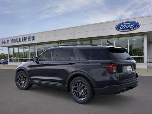 Agate Black Metallic 2026 Ford Explorer ST-Line