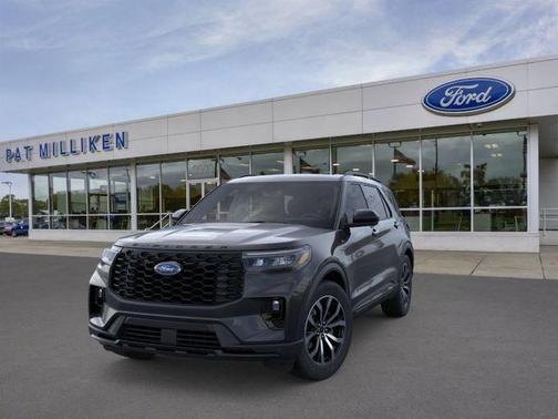 Agate Black Metallic 2026 Ford Explorer ST-Line