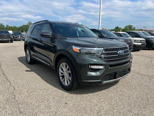 Green Metallic 2022 Ford Explorer XLT