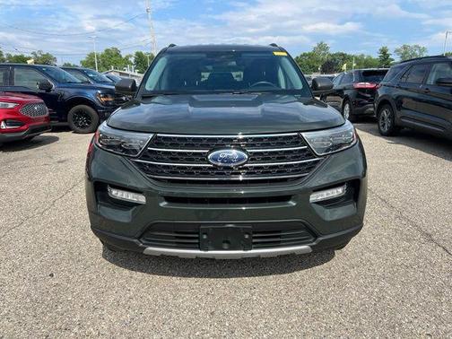 Green Metallic 2022 Ford Explorer XLT
