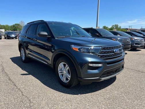 Stone Blue Metallic 2024 Ford Explorer XLT
