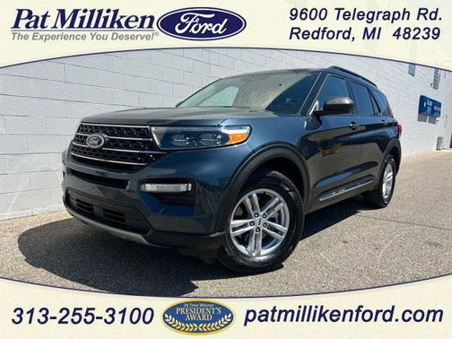 Stone Blue Metallic 2024 Ford Explorer XLT