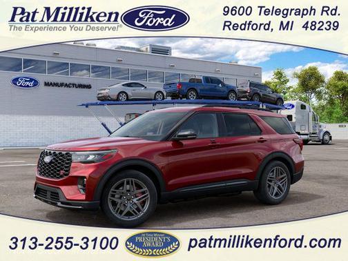 Ruby Red Metallic Tinted Clearcoat 2027 Ford Explorer ST