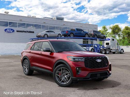 Ruby Red Metallic Tinted Clearcoat 2027 Ford Explorer ST