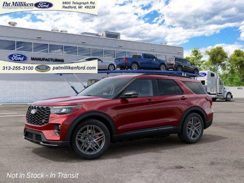 Ruby Red Metallic Tinted Clearcoat 2027 Ford Explorer ST