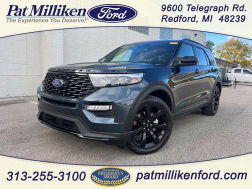 Stone Blue Metallic 2024 Ford Explorer ST-Line