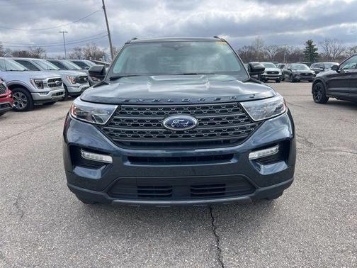 Stone Blue Metallic 2023 Ford Explorer XLT