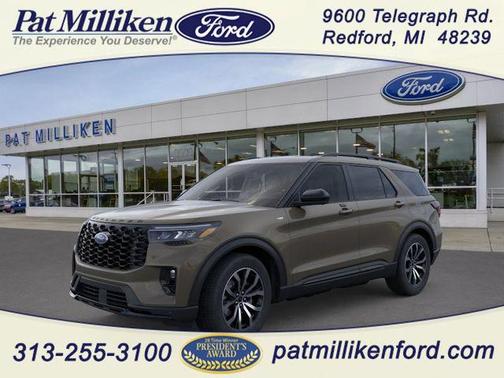 Marsh Gray 2026 Ford Explorer ST-Line
