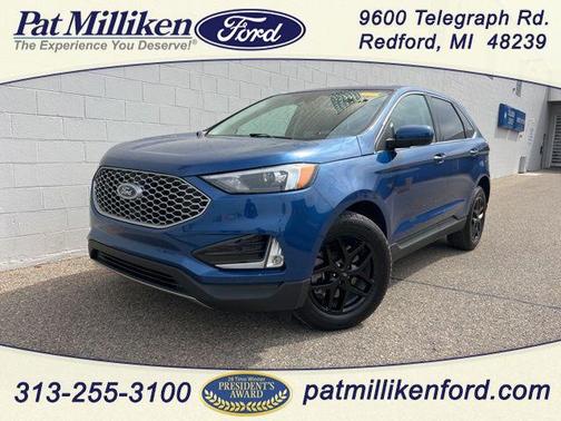 Atlas Blue Metallic 2024 Ford Edge SEL