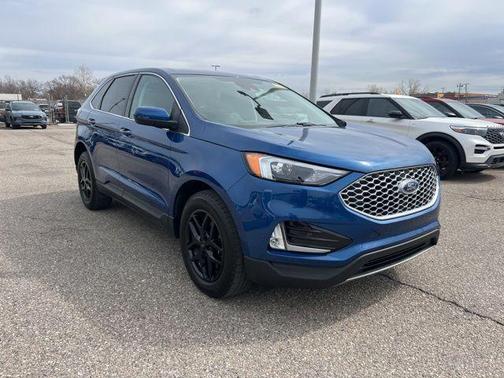 Atlas Blue Metallic 2024 Ford Edge SEL