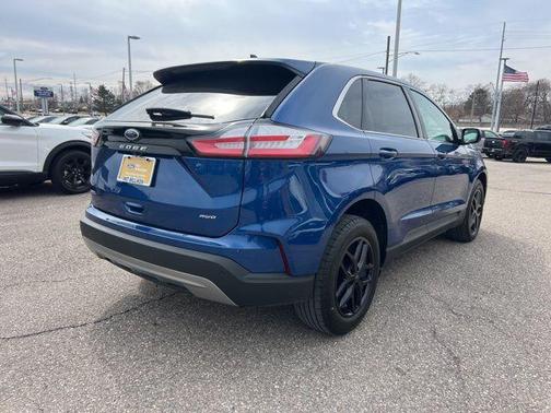 Atlas Blue Metallic 2024 Ford Edge SEL