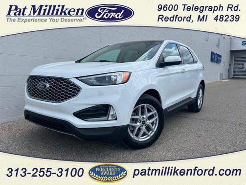 Oxford White 2023 Ford Edge SEL
