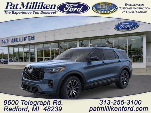 Vapor Blue Metallic 2026 Ford Explorer ST-Line