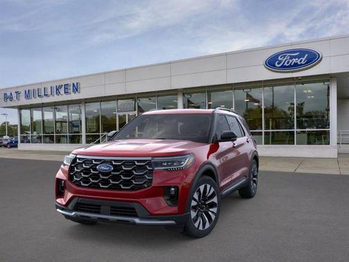 Rapid Red Metallic Tinted Clearcoat 2026 Ford Explorer Platinum