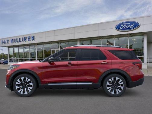 Rapid Red Metallic Tinted Clearcoat 2026 Ford Explorer Platinum