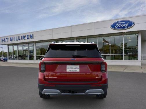 Rapid Red Metallic Tinted Clearcoat 2026 Ford Explorer Platinum