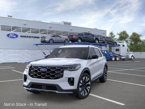 Space White Metallic 2026 Ford Explorer Platinum