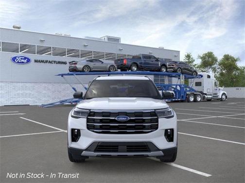 Space White Metallic 2026 Ford Explorer Active