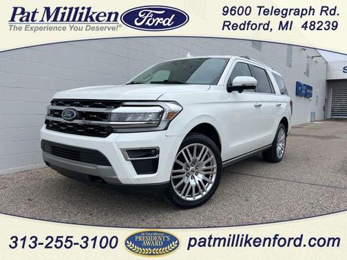 Star White Metallic Tri-Coat 2023 Ford Expedition Limited