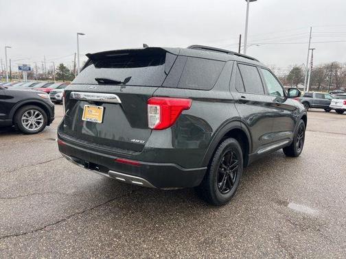 Forged Green Metallic 2022 Ford Explorer XLT